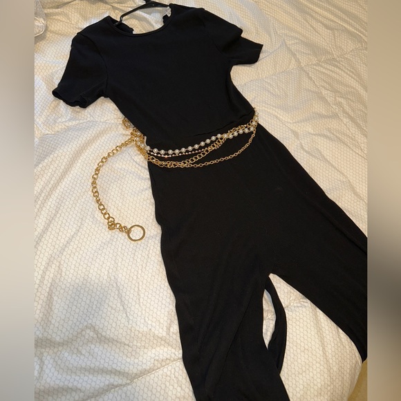 Jumpsuit with belts - Picture 3 of 4